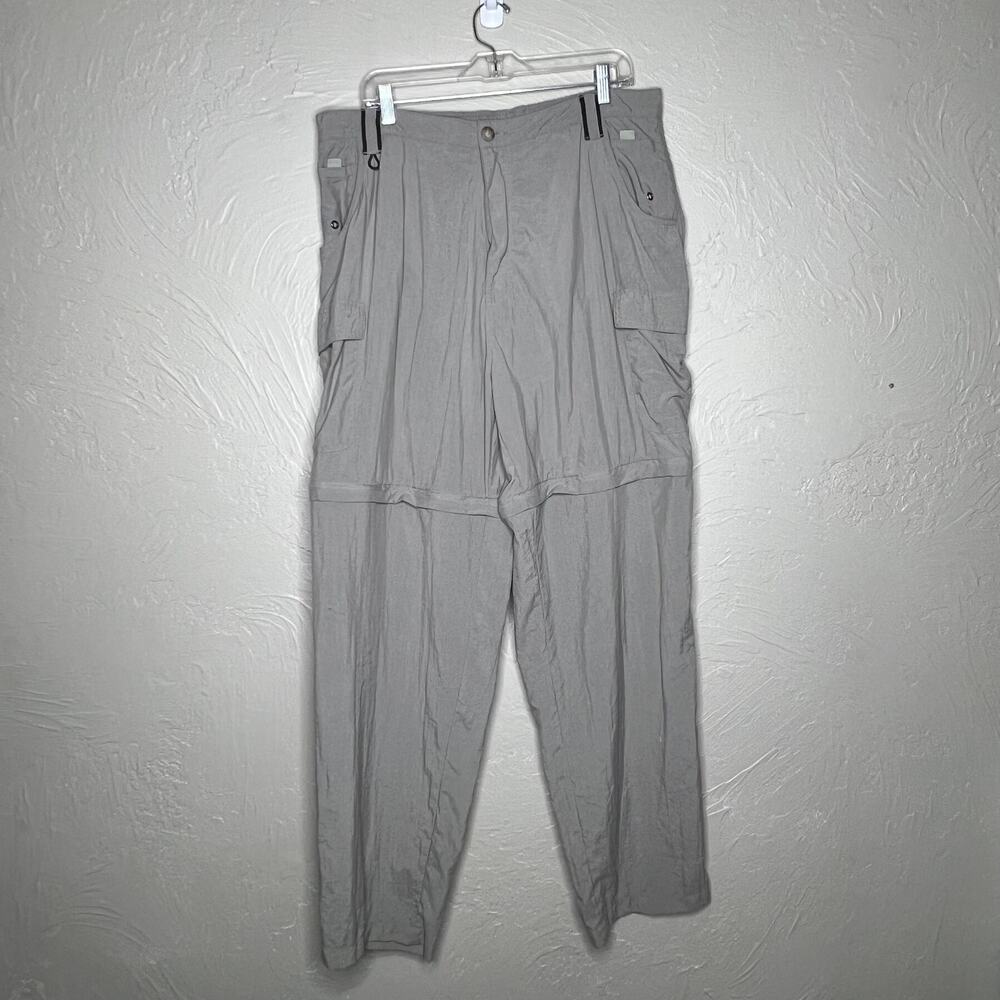 Redington Men's Convertible Zip-Off Hiking Pants XL/32 Gray